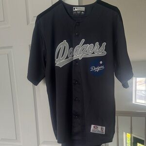 Dodgers Gray Baseball Jersey